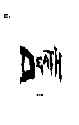 Death! end card